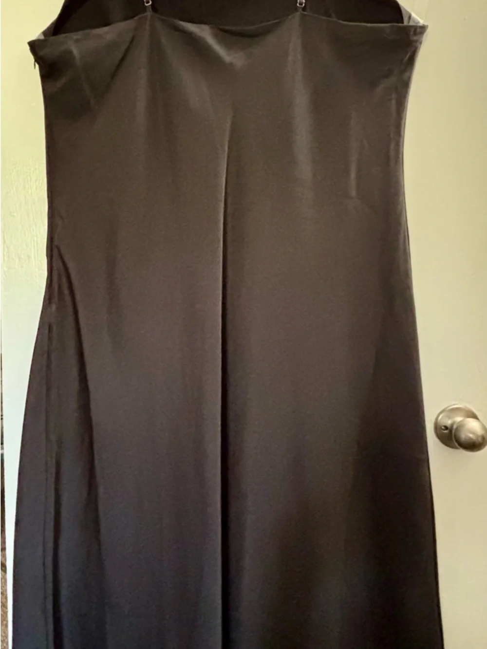 Abercrombie & Fitch Black Maxi Slip Dress